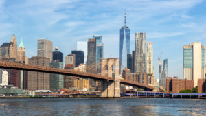 Vew of New York City skyline