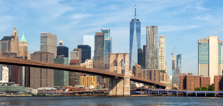 Vew of New York City skyline